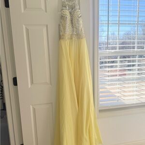Rachel Allan Yellow Prom / Pageant Dress